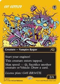 Gas Guzzler (Borderless) (First-Place Foil) from Aetherdrift