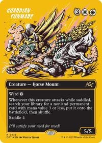 Guardian Sunmare (Borderless) (First-Place Foil) from Aetherdrift