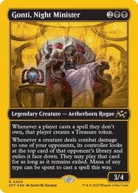 Gonti, Night Minister (First-Place Foil) from Aetherdrift