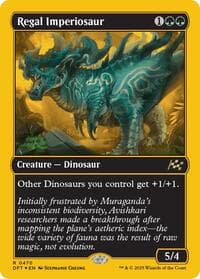 Regal Imperiosaur (First-Place Foil) from Aetherdrift
