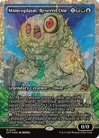 Mimeoplasm, Revered One (Showcase) (Fracture Foil) from Aetherdrift