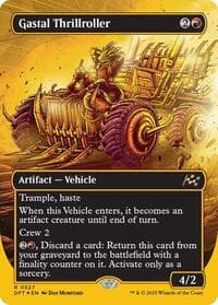 Gastal Thrillroller (Borderless) (First-Place Foil) from Aetherdrift