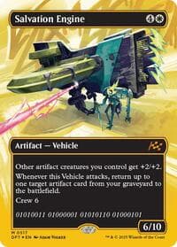 Salvation Engine (Borderless) (First-Place Foil) from Aetherdrift