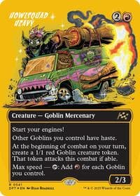 Howlsquad Heavy (Borderless) (First-Place Foil) from Aetherdrift