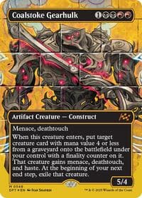 Coalstoke Gearhulk (Borderless) (First-Place Foil) from Aetherdrift
