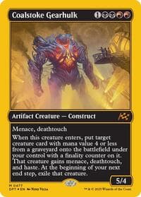 Coalstoke Gearhulk (First-Place Foil) from Aetherdrift