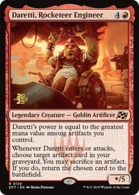 Daretti, Rocketeer Engineer from Prerelease Cards