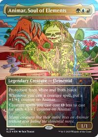 Animar, Soul of Elements (Rainbow Foil) from Secret Lair Drop Series