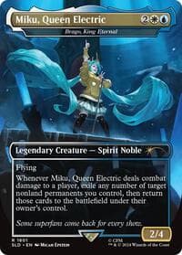 Miku, Queen Electric - Brago, King Eternal from Secret Lair Drop Series