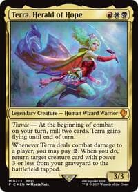 Terra, Herald of Hope (Surge Foil) from Commander: FINAL FANTASY