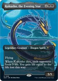 Kokusho, the Evening Star (Rainbow Foil) from Secret Lair Drop Series