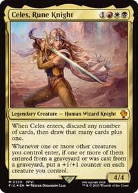 Celes, Rune Knight (Surge Foil) from Commander: FINAL FANTASY