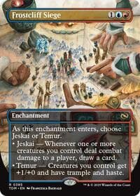 Frostcliff Siege (Borderless) from Tarkir: Dragonstorm