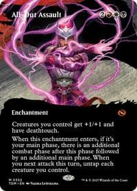 All-Out Assault (Borderless) from Tarkir: Dragonstorm