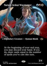 Narset, Jeskai Waymaster (Borderless) from Tarkir: Dragonstorm