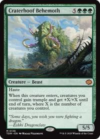 Craterhoof Behemoth from Tarkir: Dragonstorm