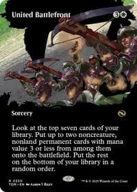 United Battlefront (Borderless) from Tarkir: Dragonstorm