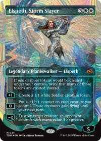 Elspeth, Storm Slayer (Showcase) (Halo Foil) from Tarkir: Dragonstorm