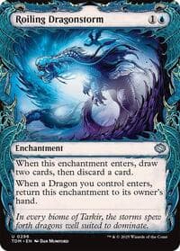 Roiling Dragonstorm (Showcase) from Tarkir: Dragonstorm