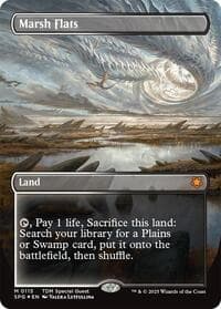 Marsh Flats (Borderless) (Dragonscale Foil) from Special Guests