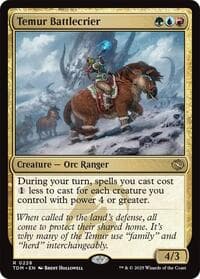 Temur Battlecrier from Tarkir: Dragonstorm
