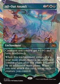 All-Out Assault (Showcase) (Halo Foil) from Tarkir: Dragonstorm