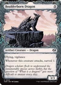 Boulderborn Dragon (Showcase) from Tarkir: Dragonstorm