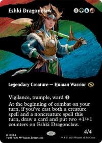 Eshki Dragonclaw (Borderless) from Tarkir: Dragonstorm