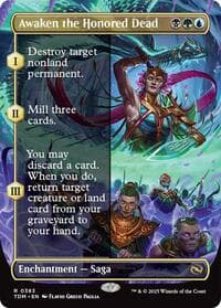 Awaken the Honored Dead (Borderless) from Tarkir: Dragonstorm