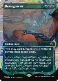 Dracogenesis (0412) (Showcase) (Halo Foil) from Tarkir: Dragonstorm