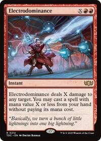 Electrodominance from Commander: Tarkir: Dragonstorm