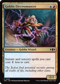Goblin Electromancer from Commander: Tarkir: Dragonstorm
