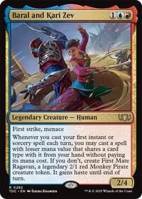 Baral and Kari Zev from Commander: Tarkir: Dragonstorm