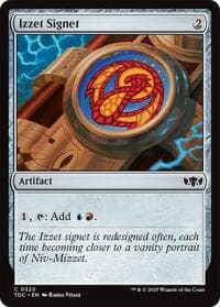 Izzet Signet from Commander: Tarkir: Dragonstorm