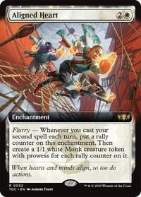 Aligned Heart (Extended Art) from Commander: Tarkir: Dragonstorm