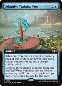 Adaptive Training Post (Extended Art) from Commander: Tarkir: Dragonstorm
