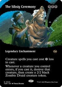 The Sibsig Ceremony (Borderless) from Tarkir: Dragonstorm