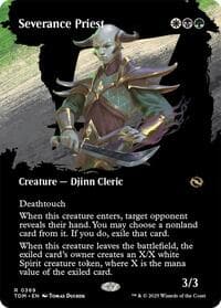 Severance Priest (Borderless) from Tarkir: Dragonstorm