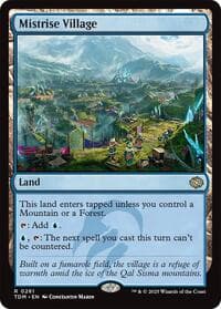 Mistrise Village from Tarkir: Dragonstorm
