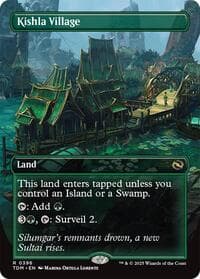 Kishla Village (Borderless) from Tarkir: Dragonstorm
