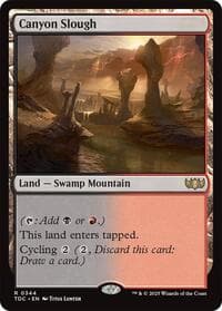Canyon Slough from Commander: Tarkir: Dragonstorm