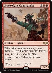 Siege-Gang Commander from Commander: Tarkir: Dragonstorm