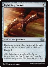 Lightning Greaves from Commander: Tarkir: Dragonstorm