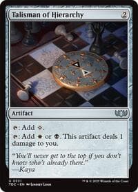 Talisman of Hierarchy from Commander: Tarkir: Dragonstorm