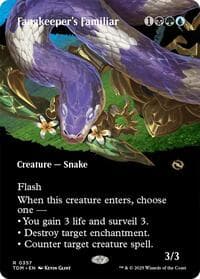 Fangkeeper's Familiar (Borderless) from Tarkir: Dragonstorm