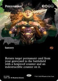 Perennation (Borderless) from Tarkir: Dragonstorm