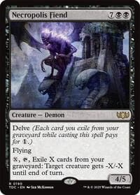 Necropolis Fiend from Commander: Tarkir: Dragonstorm