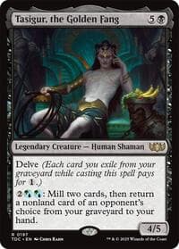 Tasigur, the Golden Fang from Commander: Tarkir: Dragonstorm