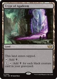 Crypt of Agadeem from Commander: Tarkir: Dragonstorm