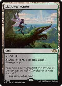 Llanowar Wastes from Commander: Tarkir: Dragonstorm